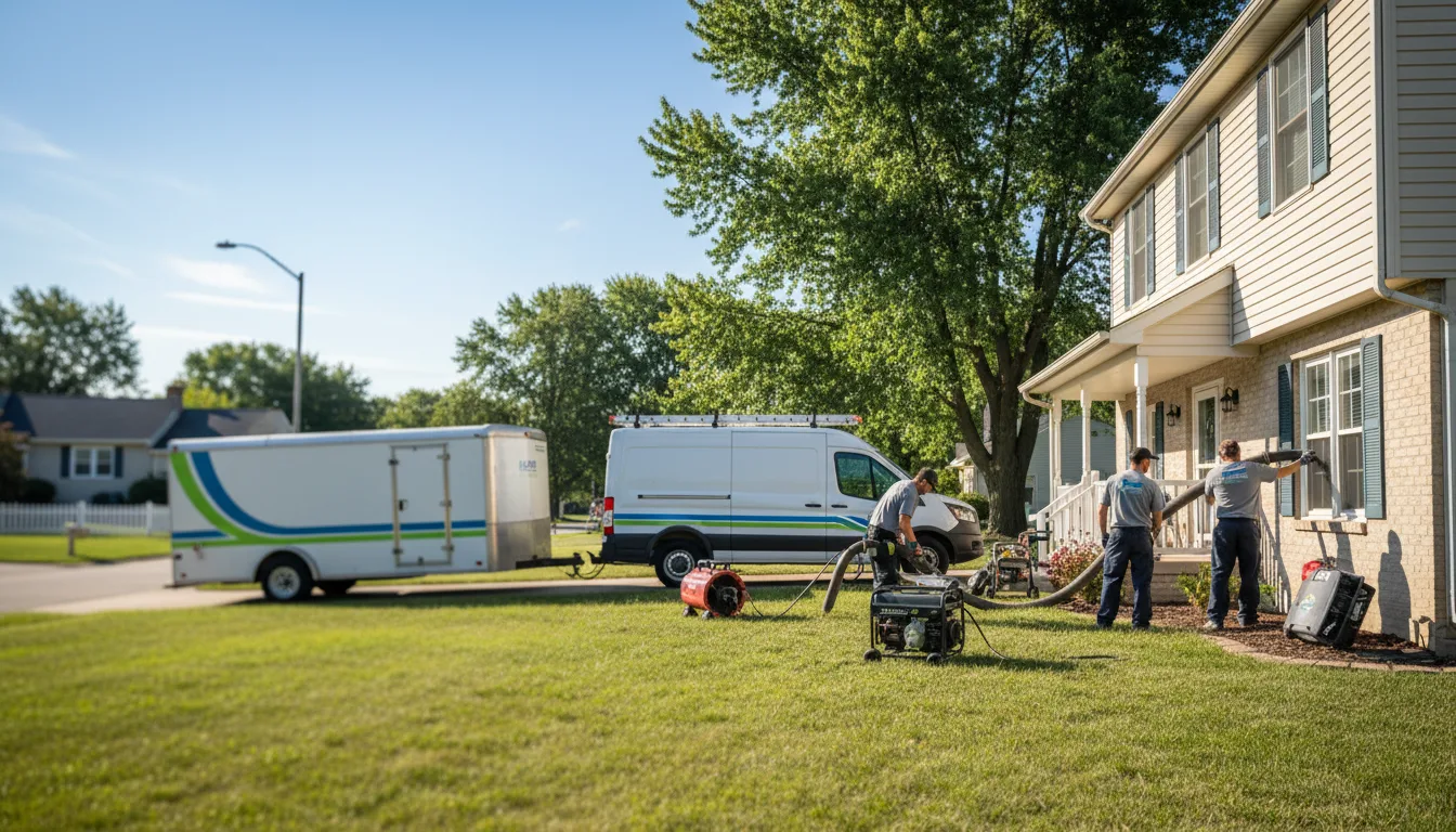 Flooded Basement Restoration And Cleanup With Repair in Hanover, MI near me